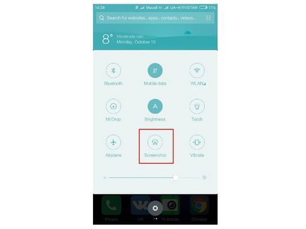 6 Ways hogyan kell képernyőképet a MIUI a Xiaomi