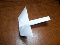 А як, як зробити літаючу ластівку з паперу