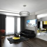 Acvariu în interiorul camerei de zi de artă de decorare cameră cu apă (33 fotografii)