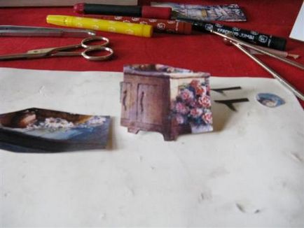 Arte franciza (arte franchez, papertole, 3d decoupage) pentru incepatori - cadouri preferate