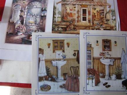 Arte franciza (arte franchez, papertole, 3d decoupage) pentru incepatori - cadouri preferate