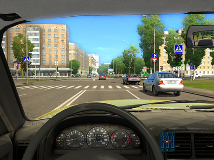 Автосимулятор для навчання водінню city car driving кермо logitech g27 пдд - ігровий кермо logitech