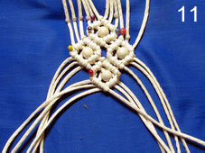 Áttört öv rojt és gyöngyök a technika macrame - Fair Masters - kézzel készített, kézzel készített (öv gyöngyökkel) Áttört öv rojt és gyöngyök a technika macrame - Fair Masters - kézzel készített, kézzel készített