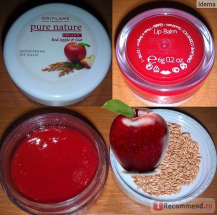 Balsam de buze oriflame oriflame nutritive roșu de mere și ovaz - 