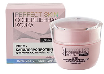 Bielorusă cosmetice magazin on-line cream-capillaroprotector pentru piele predispus la couperose, 45 ml (compoziție, prin urmare, potrivit) Bielorusă cosmetice magazin online smântână-capillaroprotector pentru piele predispuse la couperose, 45 ml
