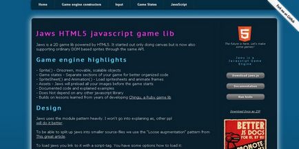 Безкоштовні ігрові движки на html5 і javascript