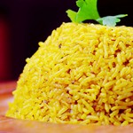 Страви з куркумою рис по-індійськи, кольорова капуста, картопля в духовці