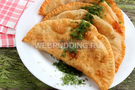 Pasties a kefir hússal - lépésről lépésre recept fotókkal, hogyan kell főzni