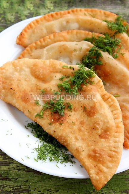 Pasties a kefir hússal - lépésről lépésre recept fotókkal, hogyan kell főzni