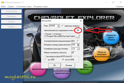 Exploratorul Chevrolet, lacheti