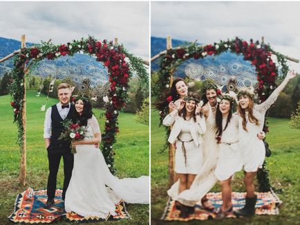 Nature's Breath Wedding în Alpii, revista de nunți