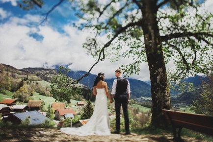 Nature's Breath Wedding în Alpii, revista de nunți