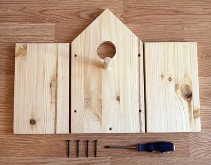 Designer birdhouse cu mâinile proprii