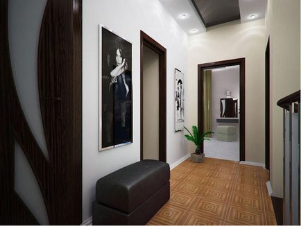 Coridor coridor foto coridor pătrat în apartament, interior dreptunghiular, reparații mici, formă