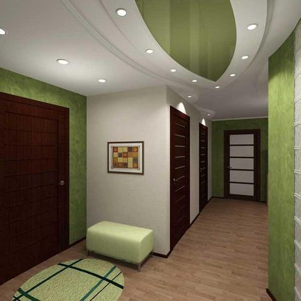 Дизайн зала квадратен снимка коридор на апартамента, вътрешността на правоъгълни, дребни ремонти, форма