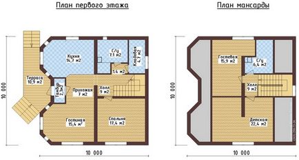 Будинок з мансардою фото проектів і планування всередині будинку