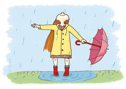 Ploaie ploioasă - nici o problemă ce să facă cu copilul pe blogul meteo nefavorabilă despre copii