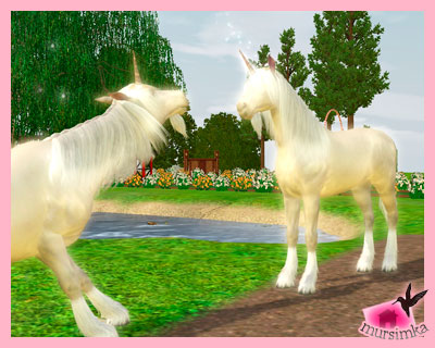 Unicorns - creaturi magice - animale de companie - articole și recenzii sims 3 - materiale - mursimka -