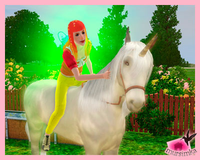 Unicorns - creaturi magice - animale de companie - articole și recenzii sims 3 - materiale - mursimka -