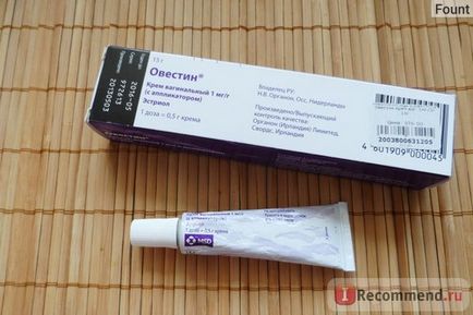 Preparate hormonale organon ovestin crema - 