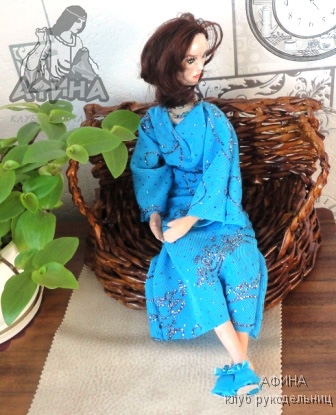 Виготовлення скульптурно-текстильної каркасної ляльки