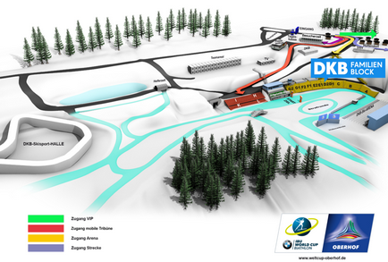 Cum ajungem la Oberhof (Germania) pentru Cupa Mondială de biatlon 2017-2018