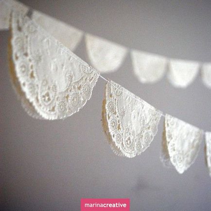 Cum să folosiți șervețele de hârtie din dantelă în decor, decor - creativ