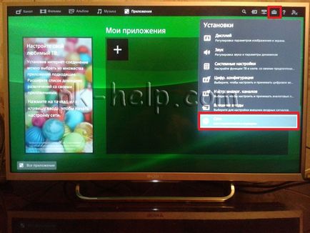 Hogyan hozzunk létre Smart TV a TV sony