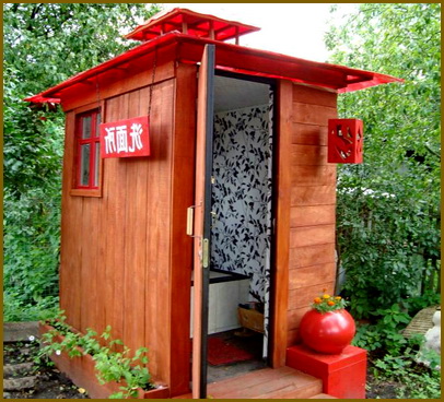 Cum de a construi o toaletă într-o zonă de grădină, fotografii, proiecte, recomandări, sfaturi