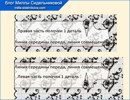 Як правильно розкласти викрійку на тканині з фестонами