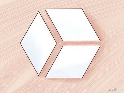 Як розділити шестикутник на три рівні частини