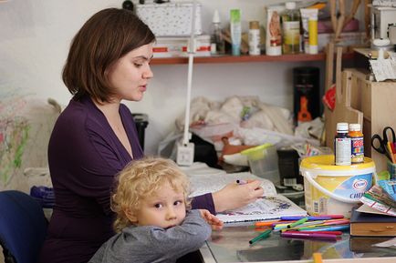 Як малювати з дітьми на руках