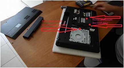 Cum de a demonta independent și de a asambla un laptop lenovo g580 (20150)