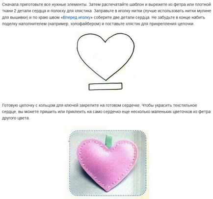 Hogyan készítsünk egy medál a szív alakú, egy ajándék, hogy február 14-én saját kezűleg