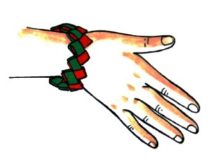 Як зробити дитячий плетений браслет - дитячий світ
