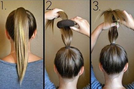 Як зробити шишку з волосся - технологія модної зачіски