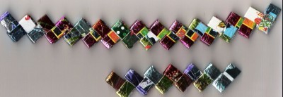 Як зробити штори з цукеркових фантиків