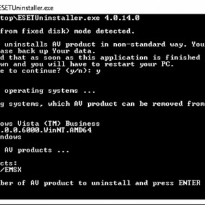 Як видалити антивірус eset nod32 - з комп'ютера, якщо забув пароль, в безпечному режимі
