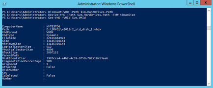 Cum de a reduce dimensiunea unui disc virtual în hyper v