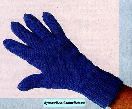 Як в'язати рукавички спицями покроково з фото