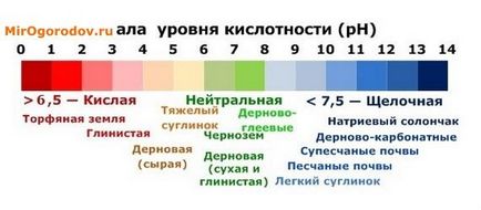 Кислотність грунту оптимальні і надлишкові показники рн