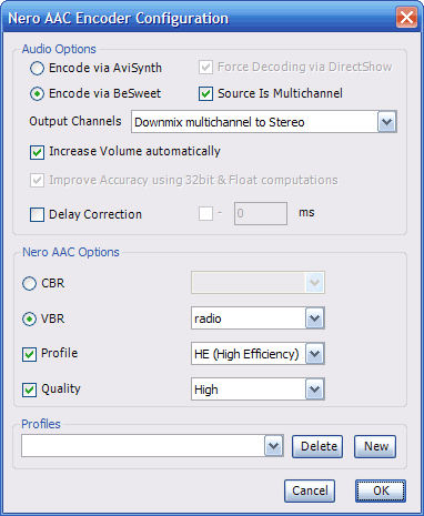 Codarea unui codec video x264 folosind megui