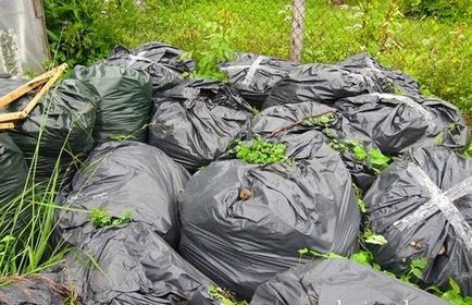 Compostul din saci de gunoi merită să pregătească îngrășământul în saci de plastic