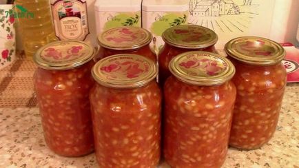 Консервована квасоля в томаті рецепт з соусом на зиму, як приготувати червону з помідорами,