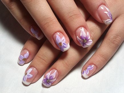 Манікюр з квітами для створення настрою своїми руками манікюр «квіти на нігтях» в домашніх