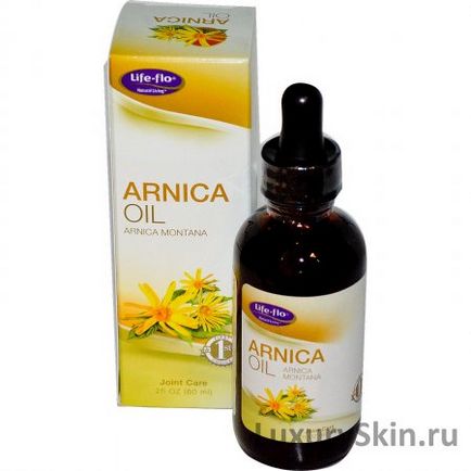 Arnica ulei, proprietăți utile, aplicare pentru fața, corpul și părul uleiului arnica