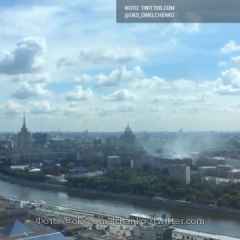 Moscova, știri, pe bulevardul Kutuzovski din Moscova a fost un incendiu