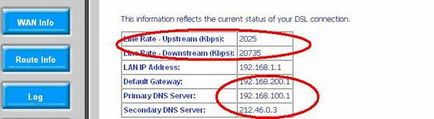 Configurarea dsl-2640u pentru conectarea la 