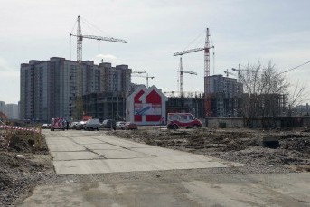 Clădiri noi la stația de metrou Novokosino de la 1