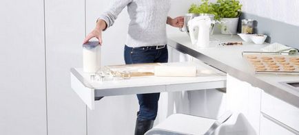Étkező kihúzható asztal (ebéd) Ital kihúzható asztal